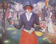 Kasimir Malevich Flower Girl Spain oil painting artist